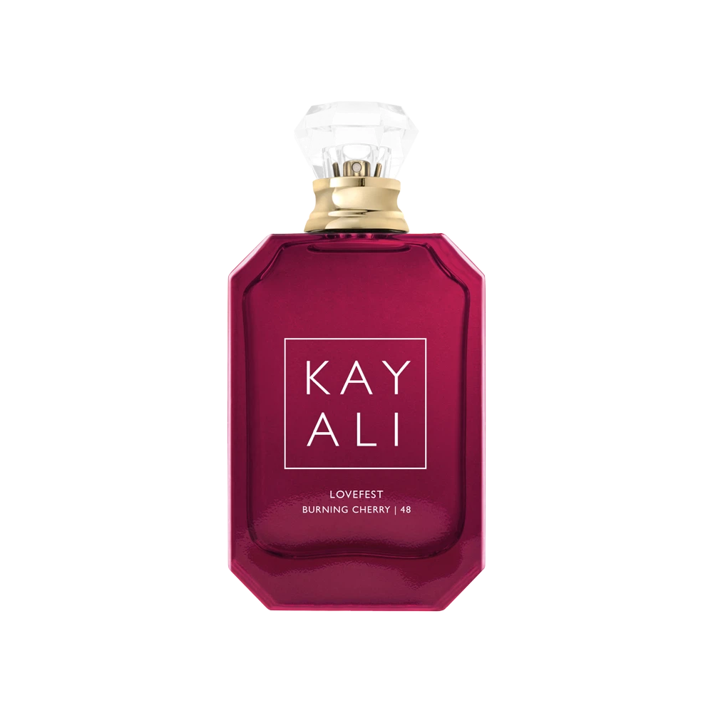 Kayali Lovefest Burning Cherry 48 manufacturer bottle.