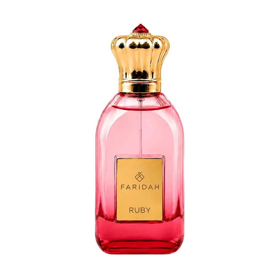 Faridah Gems Ruby manufacturer bottle.