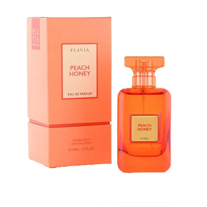 Flavia Peach Honey manufacturer bottle.