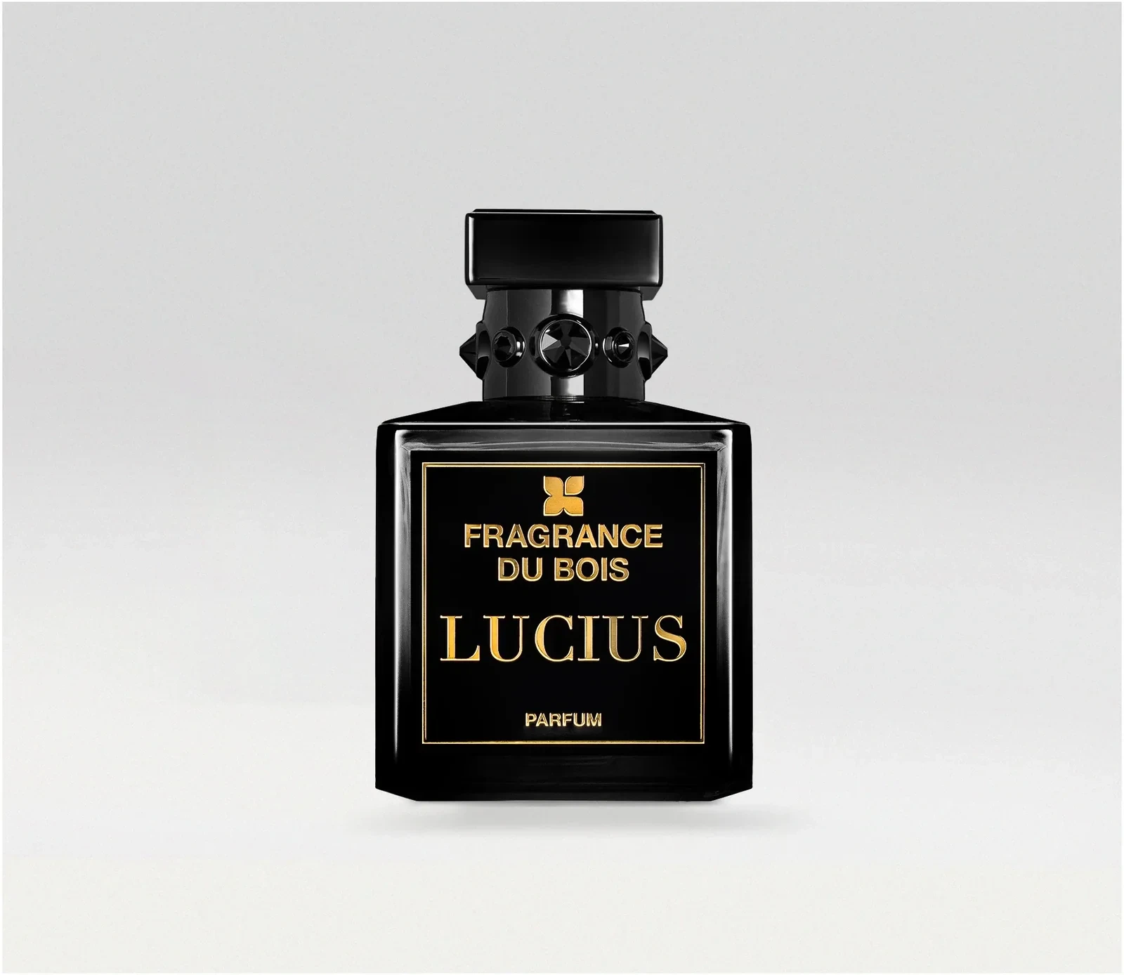Fragrance du Bois Lucius manufacturer bottle.