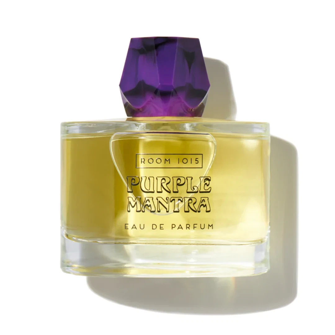 Room 1015 Purple Mantra manufacturer bottle.