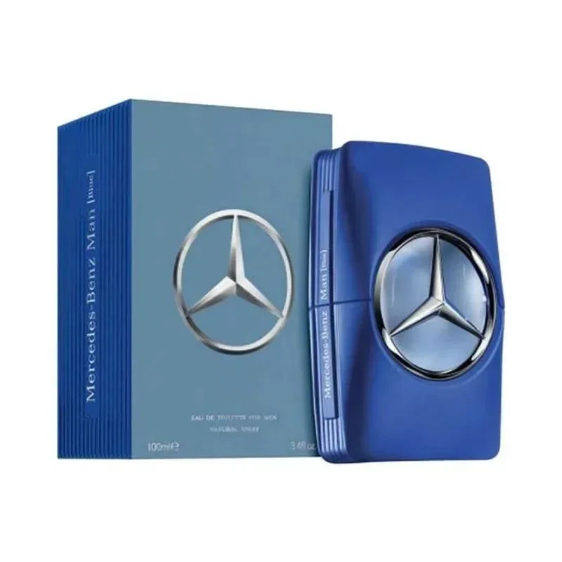 Mercedes Benz Blue Man manufacturer bottle.