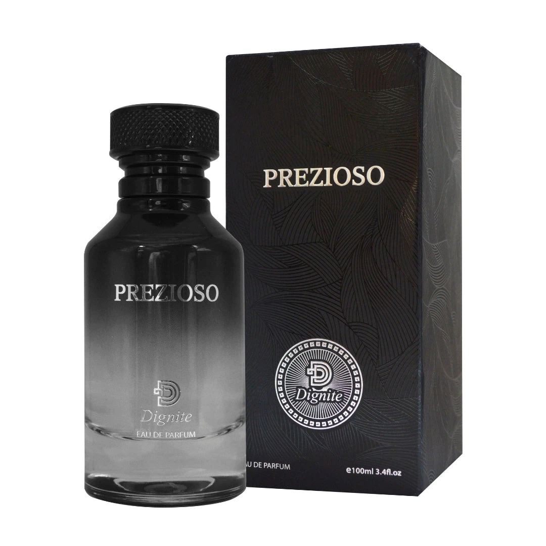 Dignite Prezioso manufacturer bottle.