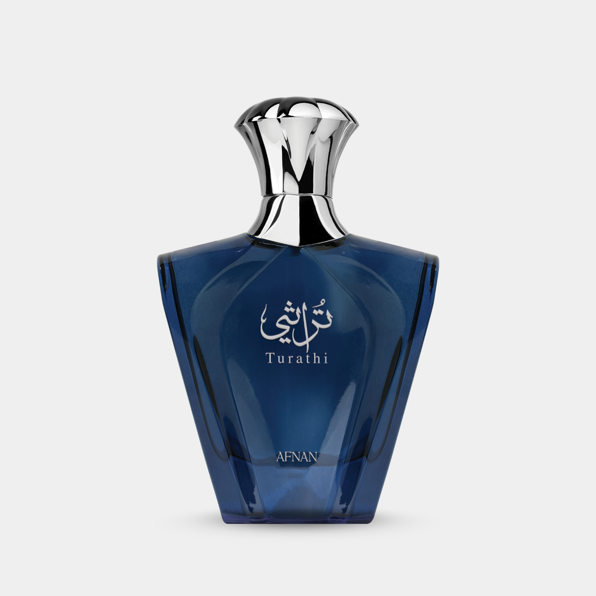 Original Afnan Turathi Blue bottle, shown to identify the source fragrance (not the decant)